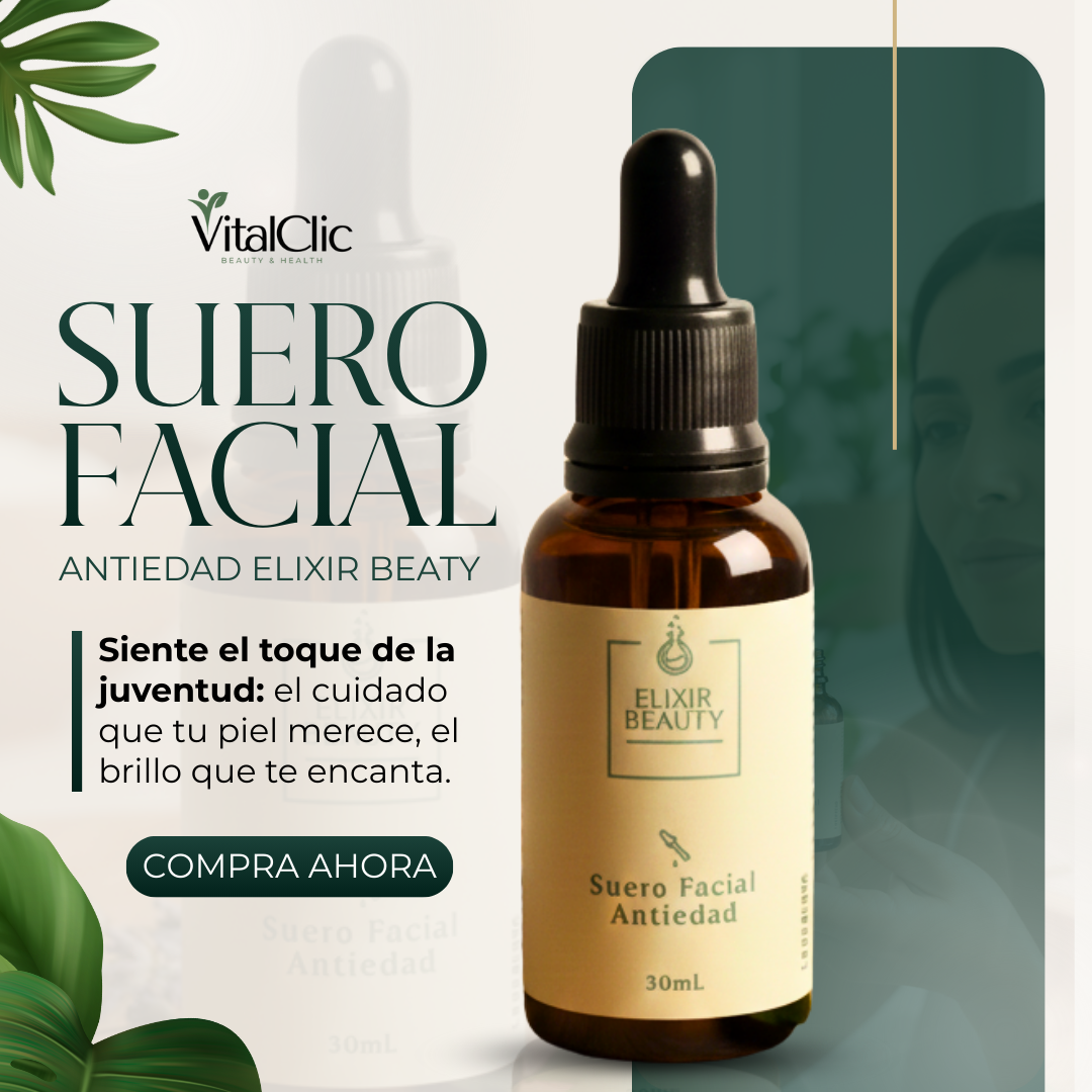 SUERO FACIAL ANTIEDAD ELIXIR BEATY - DALE UN TOQUE DE JUVENTUD A TU PIEL 😱50% DE DESCUENTO😱