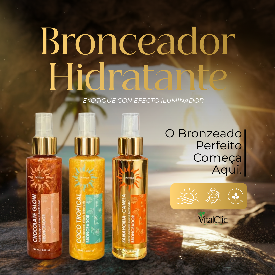 Bronceador Hidratante Exotique con Efecto Iluminador - 😍50% DE DESCUENTO😍