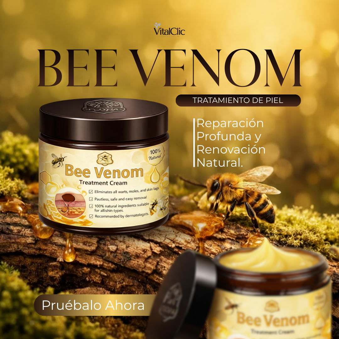 Crema Reparadora de Veneno de Abeja - DILE ADIÓS A LAS MARCAS EN TU PIEL 😱50% DE DESCUENTO😱