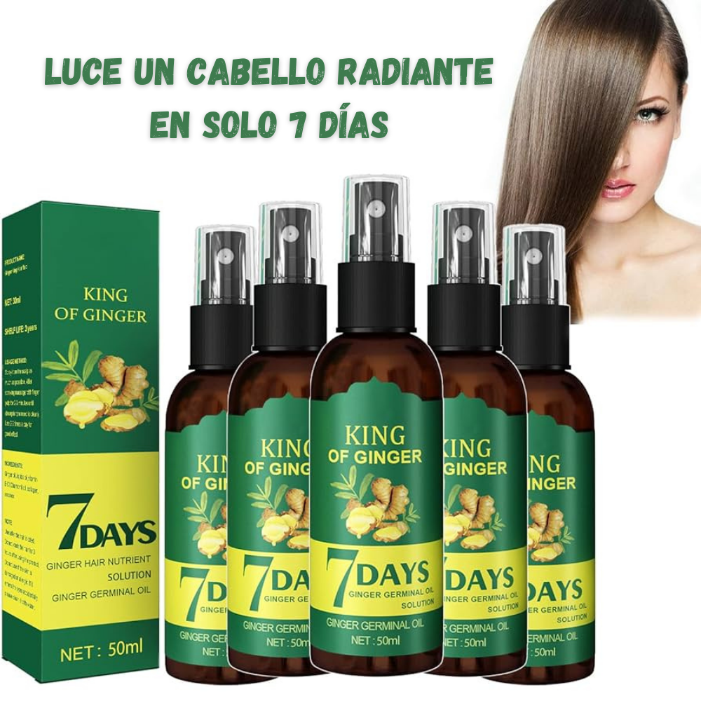 Serum de Jengibre 7 Days - DILE ADIÓS A LA CAIDA DEL CABELLO 😱LLEVA 2 Y PAGA 1😱