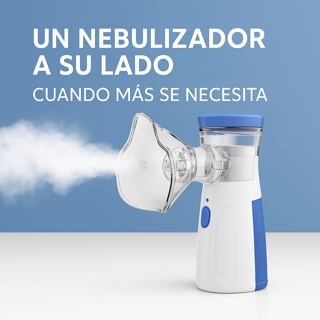 Nebulizador Portátil - TU MEJOR ALIADOR PARA RESPIRAR PROFUNDAMENTE🫁
