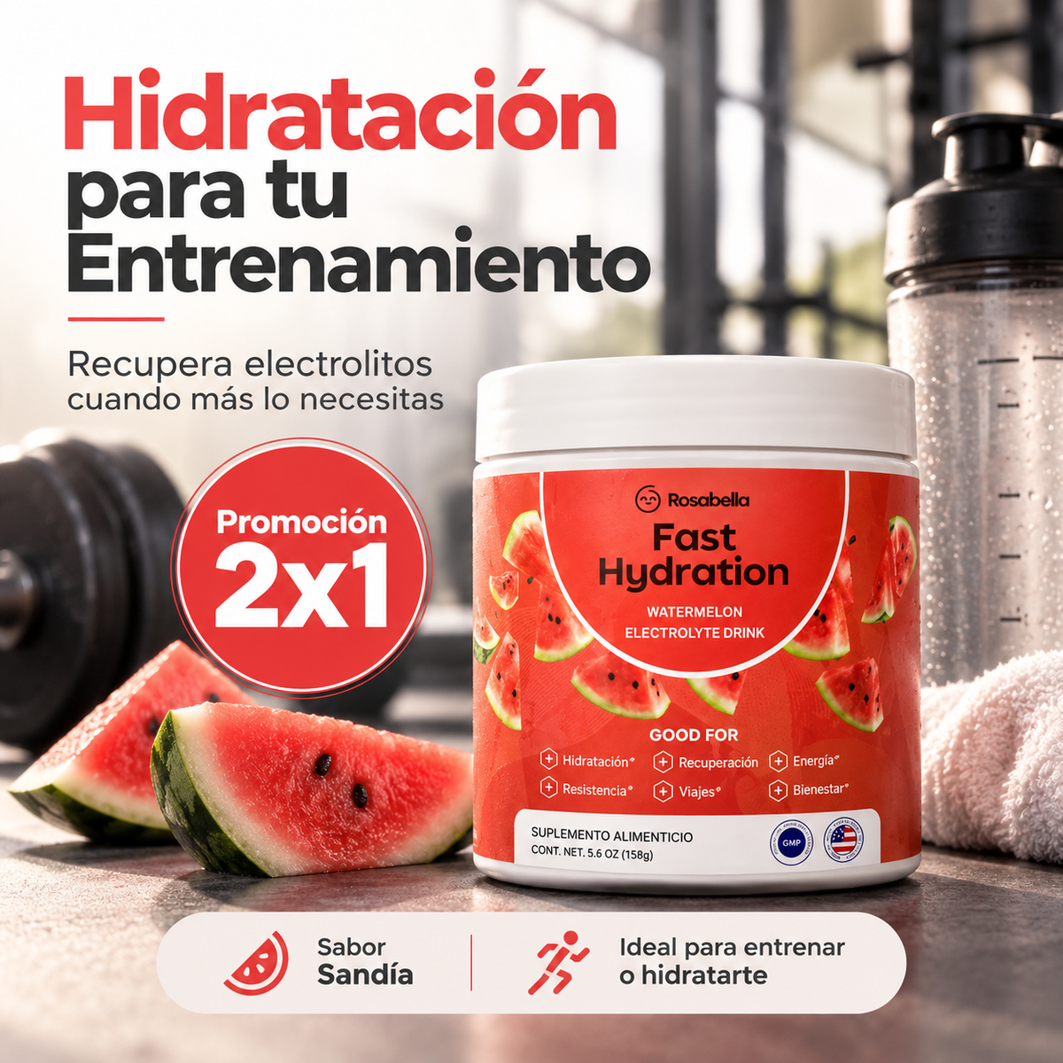 Electrolitos de Rosabella - HIDRATACION RAPIDA EN SEGUNDOS 😍LLEVA 2 Y PAGA 1😍