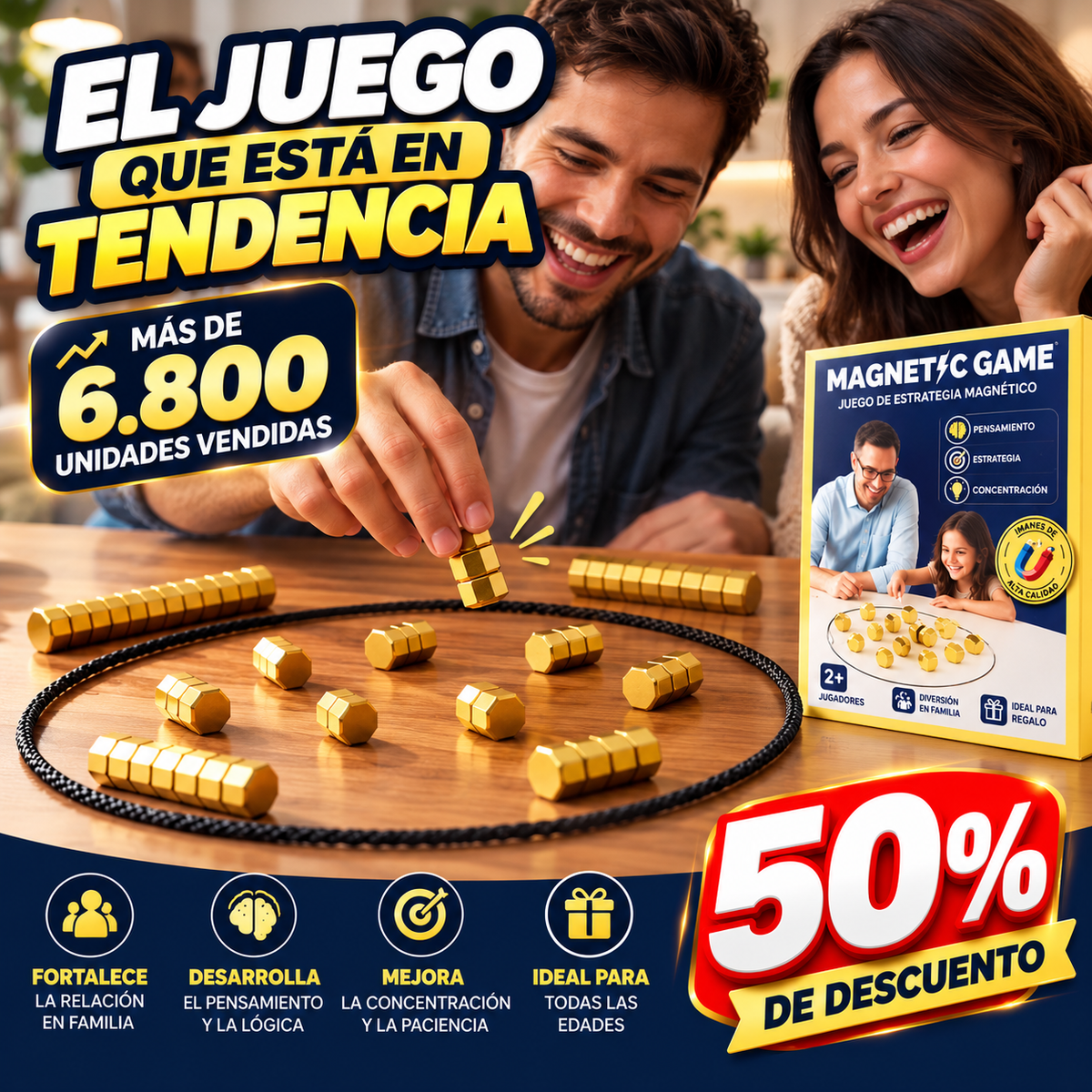 JUEGO MAGNETIC - El Juego que está en Tendencia en esta Temporada 😲50% DESCUENTO😲