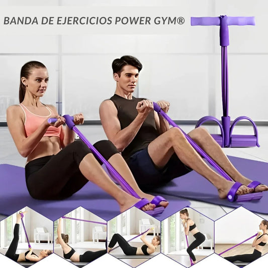 Power Gym® - Banda de Ejercicios con Pedal - 😱SUPER DESCUENTO EXCLUSIVO😱