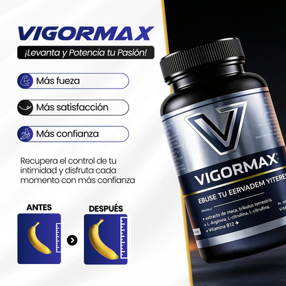 VigorMax - Levanta y Potencia tu Pasión - 😱50% DE DESCUENTO😱