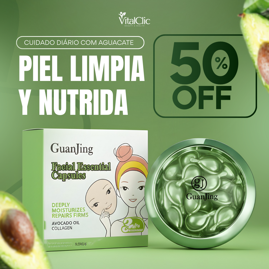 Ampollas Faciales de Aguacate - TRANSFORMA EL CUIDADO DE TU PIEL 😱50% DE DESCUENTO😱