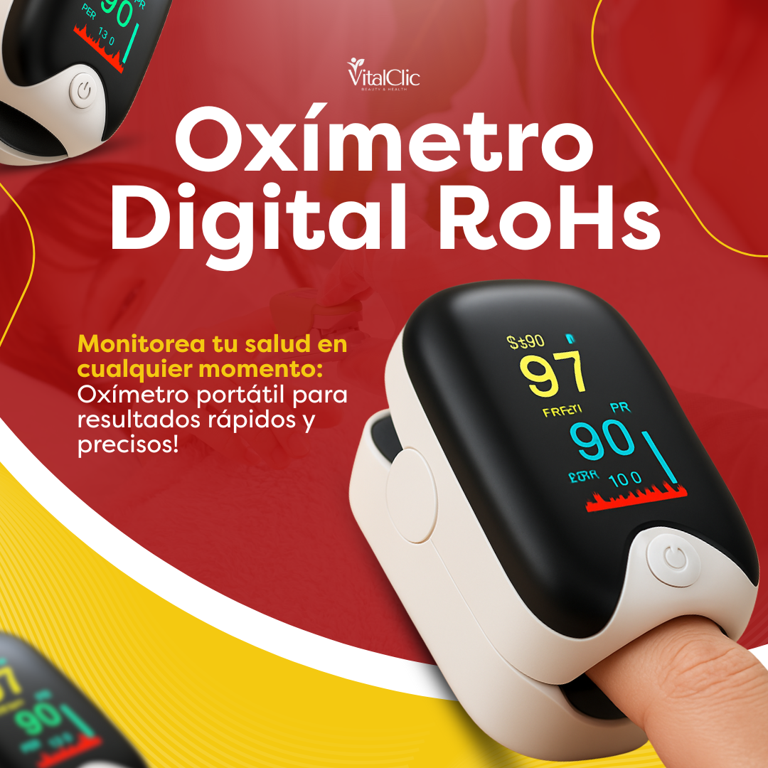 Oximetro Digital - MONITOREA TU SALUD EN TODO MOMENTO 😱50% DE DESCUENTO😱