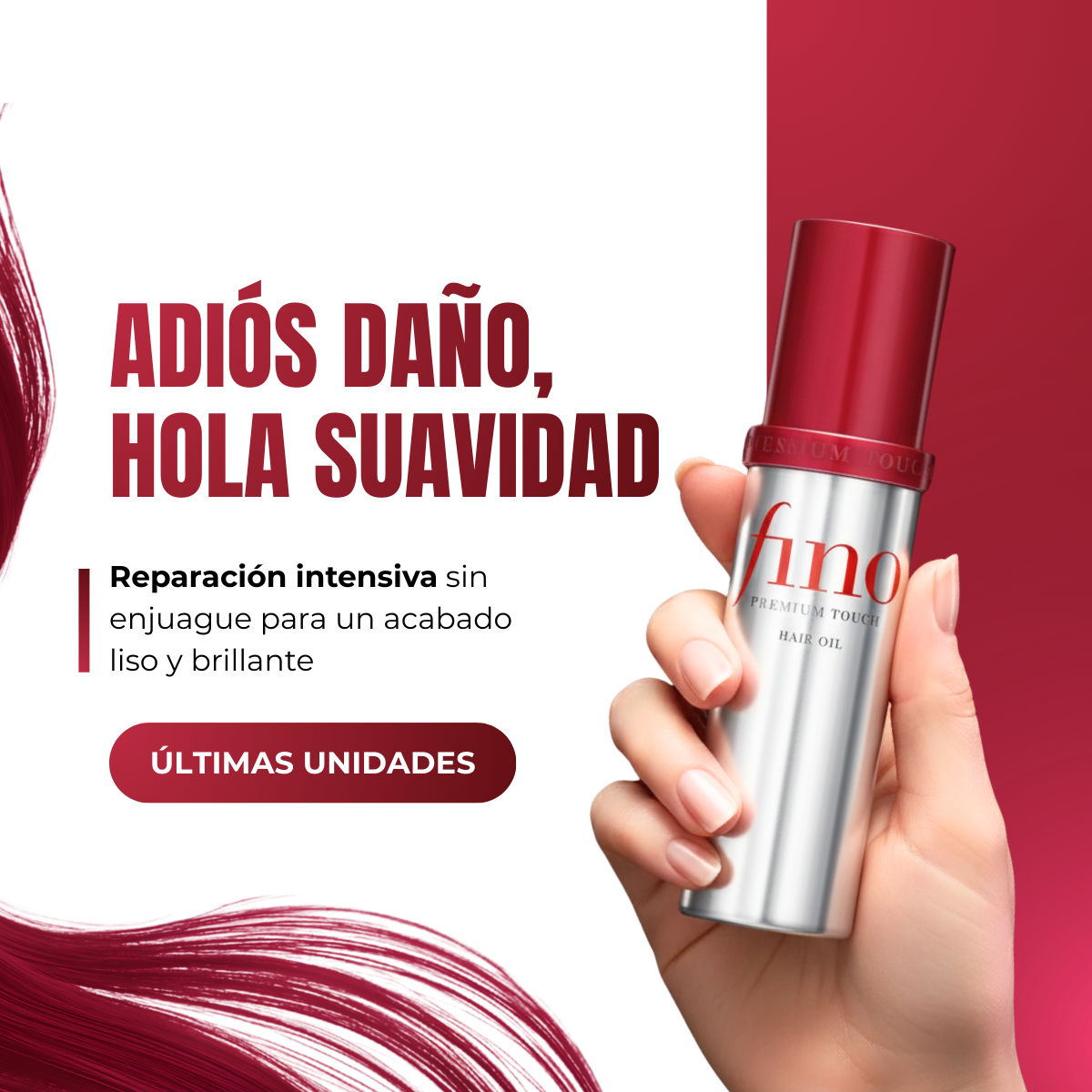 Aceite Capilar Fino - LUCE UN CABELLO RADIANTE EN SEGUNDOS 😍50% DE DESCUENTO😍