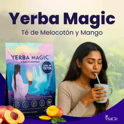 Yerba Magic - Té de Melocotón y Mango - 😍ENERGIA, VITALIDAD Y SILUETA PERFECTA😍