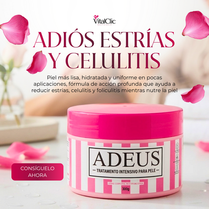 Crema Antiestrias ADEUS - CUIDA TU PIEL HOY MISMO 😱50% DE DESCUENTO😱