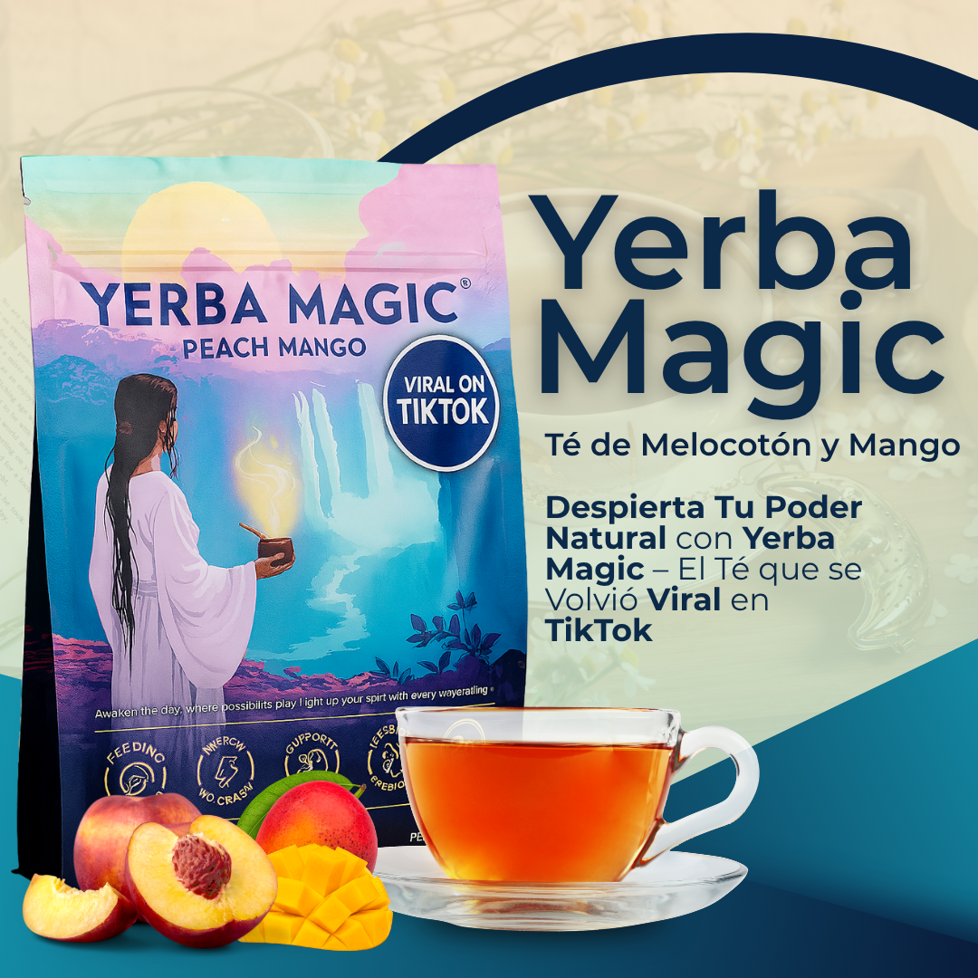 Yerba Magic - Té de Melocotón y Mango - 😍ENERGIA, VITALIDAD Y SILUETA PERFECTA😍
