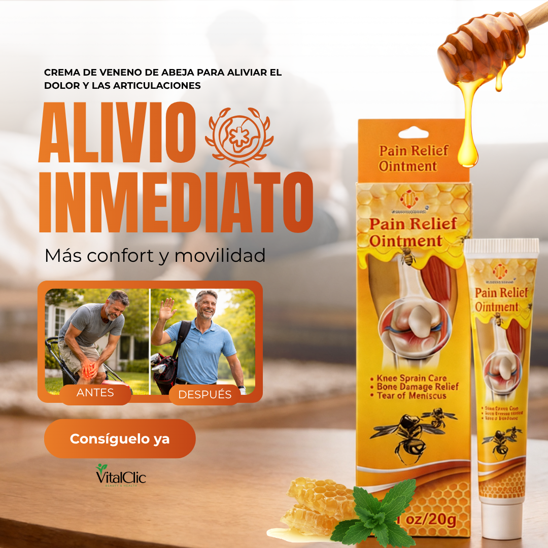 Crema de Veneno de Abeja para el dolor de las Articulaciones - 😲LLEVA 2 Y PAGA 1😲
