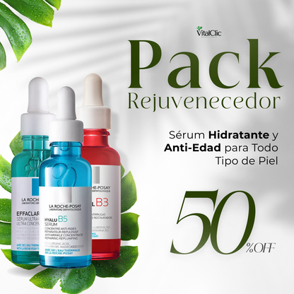 Pack de 3 Serum Facial La Roche Posay - 30ml - 😱HIDRATA, ELIMINA MANCHAS, ACNE Y LINEAS DE EXPRESION😱