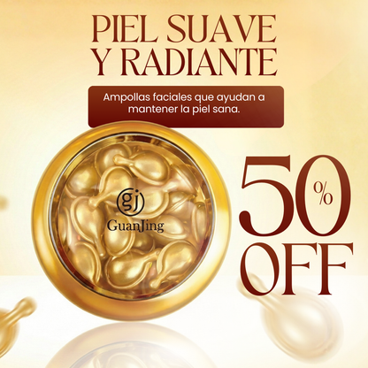 Ampollas Faciales de Vitamina E - TRANSFORMA EL CUIDADO DE TU PIEL 😱50% DE DESCUENTO😱