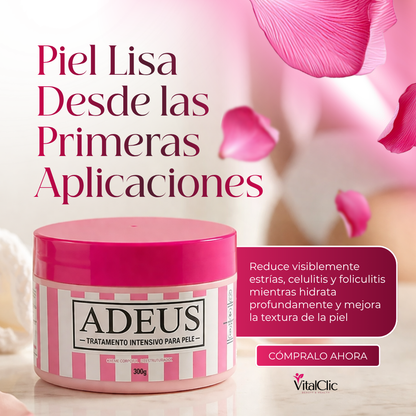 Crema Antiestrias ADEUS - CUIDA TU PIEL HOY MISMO 😱50% DE DESCUENTO😱