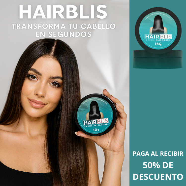 HAIR BLIS™ Crema Alisadora - LUCE UN CABELLO RADIANTE EN SEGUNDOS😍