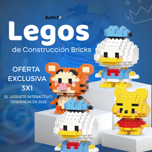 Legos de Construcción Bricks - COLECCIÓN TENDENCIA 2025 😍SUPER PROMOCIÓN 3X1😍