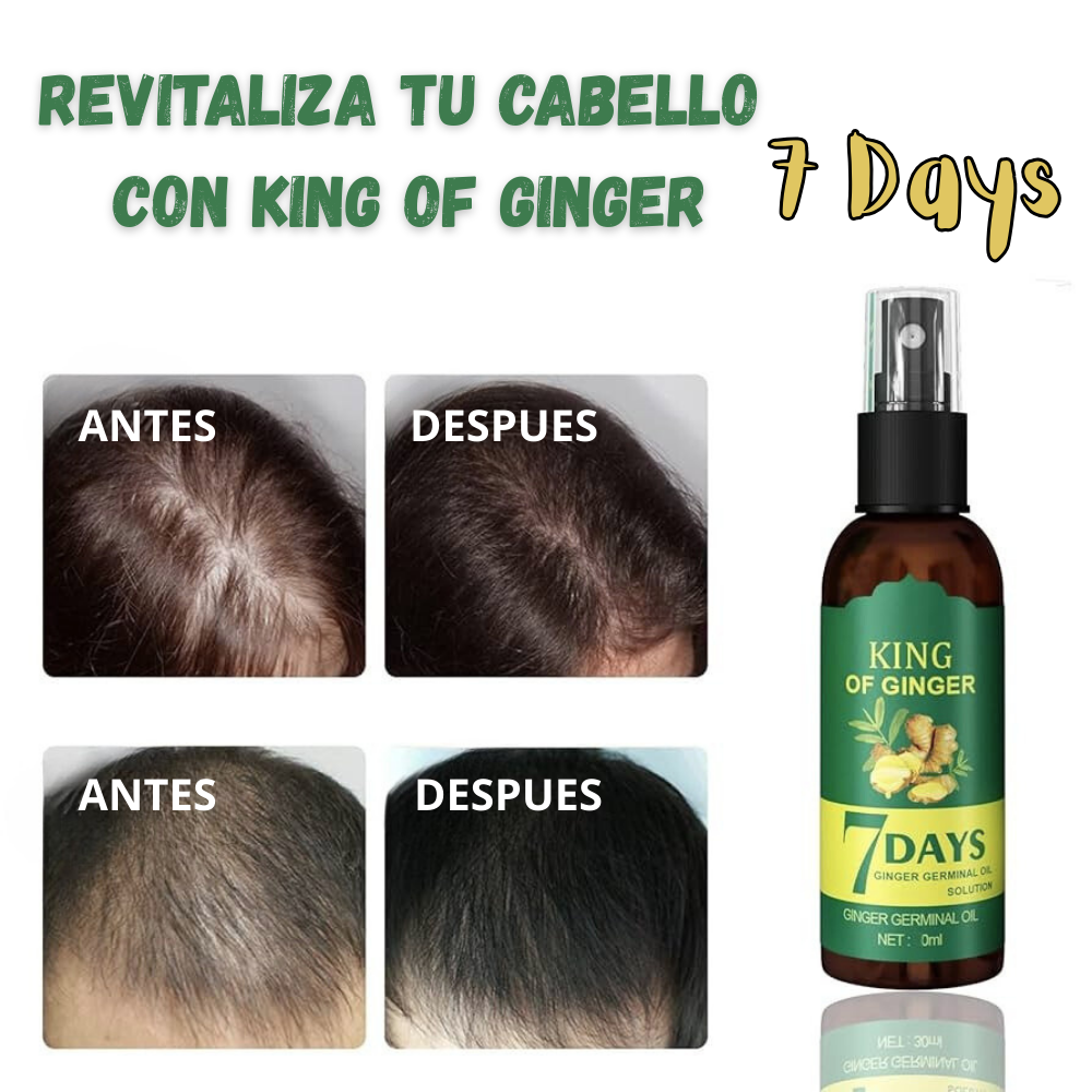 Serum de Jengibre 7 Days - DILE ADIÓS A LA CAIDA DEL CABELLO 😱LLEVA 2 Y PAGA 1😱
