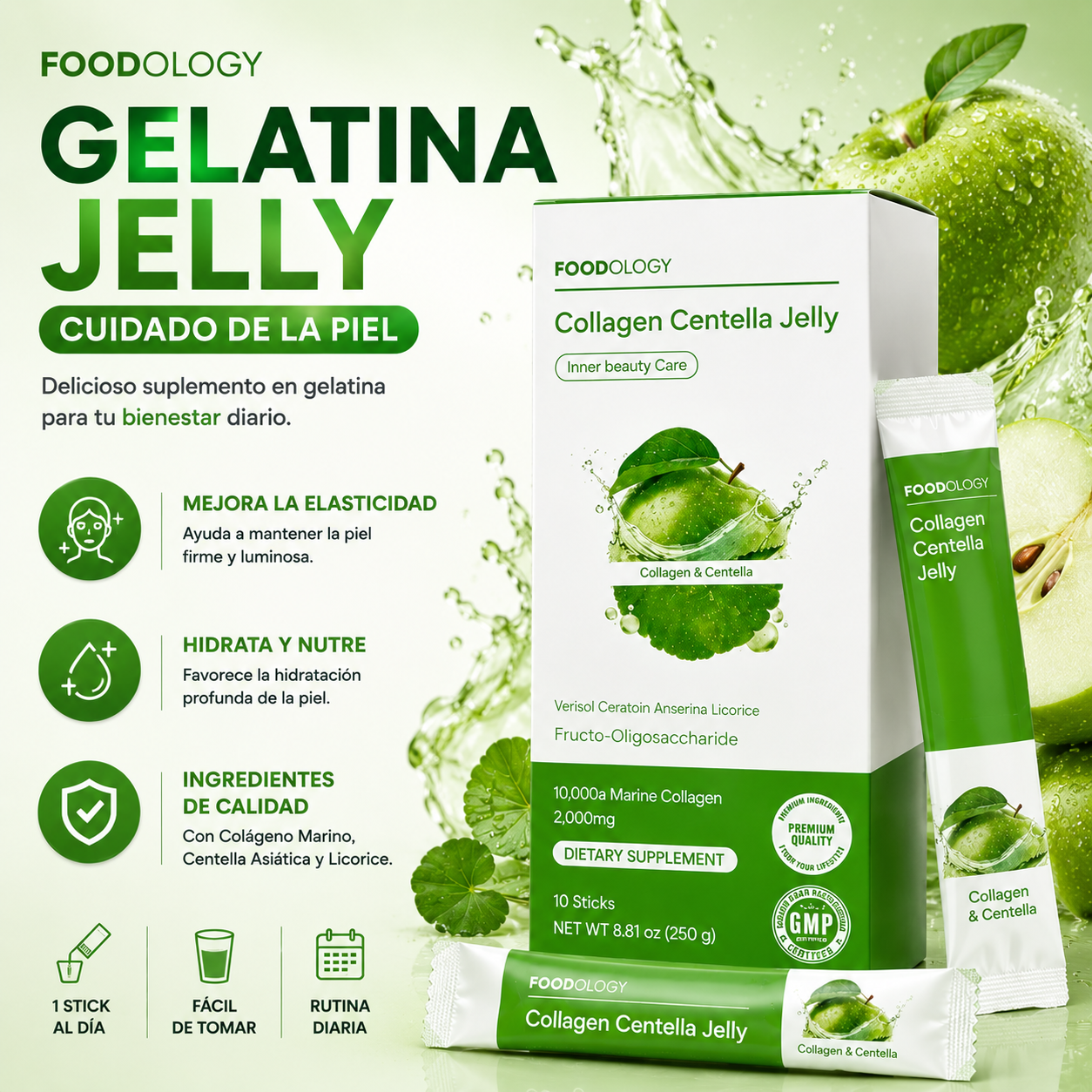 Suplemento de Gelatina Jelly (Control de Peso - Salud Digestiva - Cuidado de la Piel) - 😱50% DE DESCUENTO😱