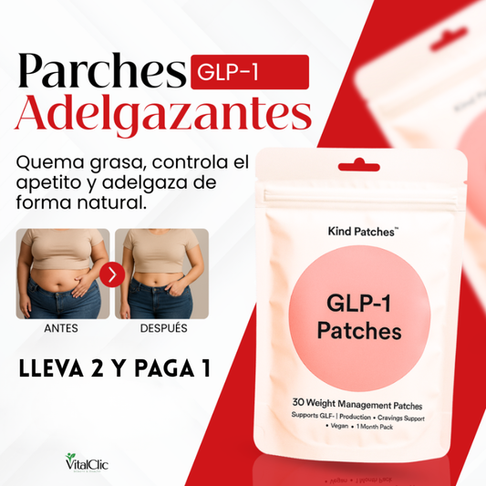 PARCHES ADELGAZANTES GLP-1 - CONTROLA TU PESO FACIL Y SEGURO 😱Lleva 2 y Paga 1😱