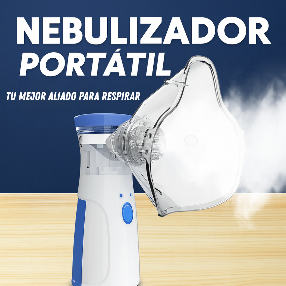 Nebulizador Portátil - TU MEJOR ALIADOR PARA RESPIRAR PROFUNDAMENTE🫁