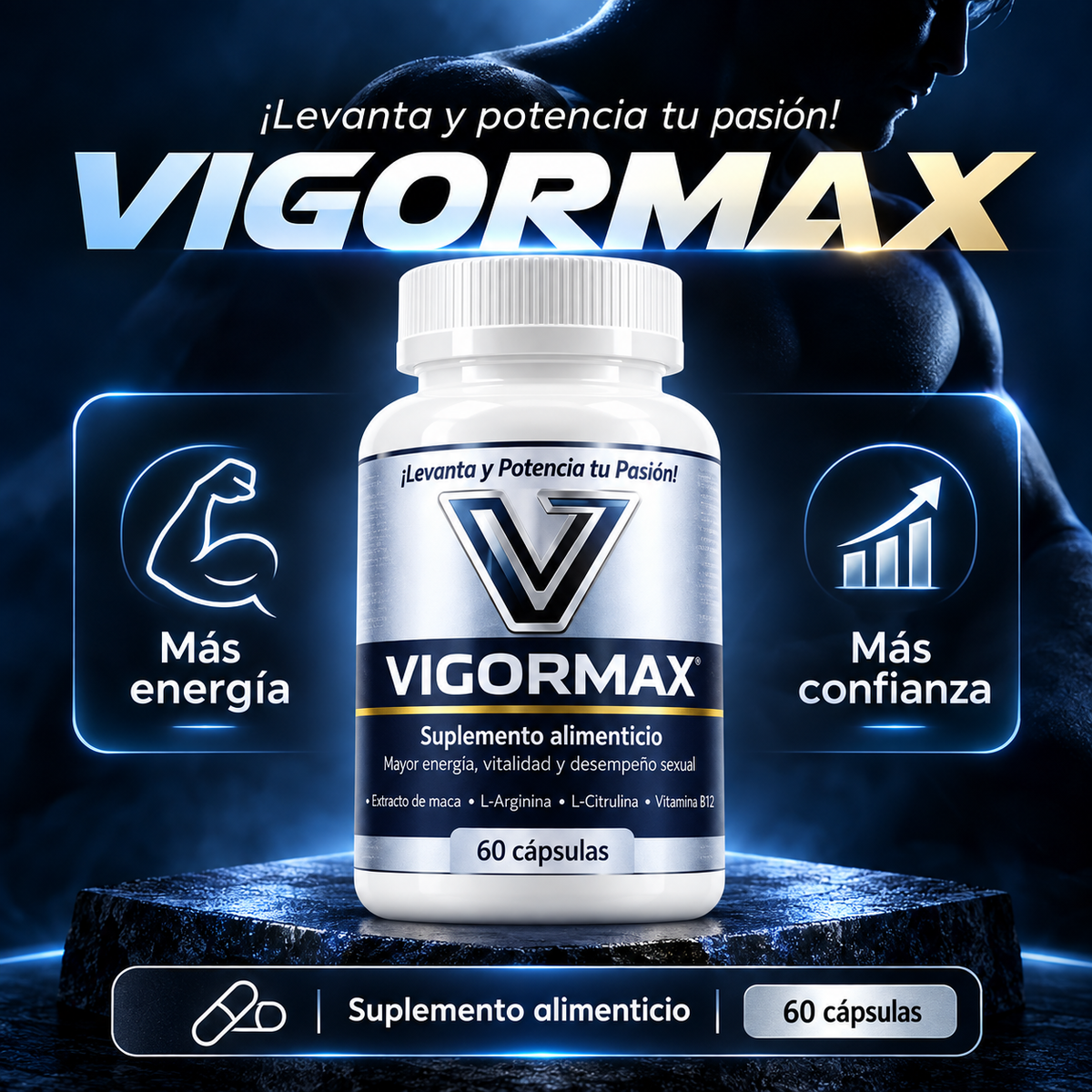 VigorMax Capsulas - Levanta y Potencia tu Pasión - 😱50% DE DESCUENTO😱