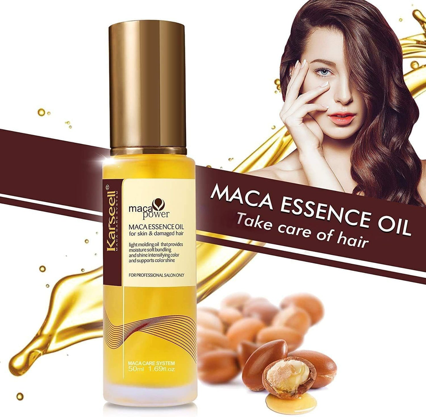 Aceite de Maca Karssel 50 ml - Tratamiento Post-Botox Capilar😍