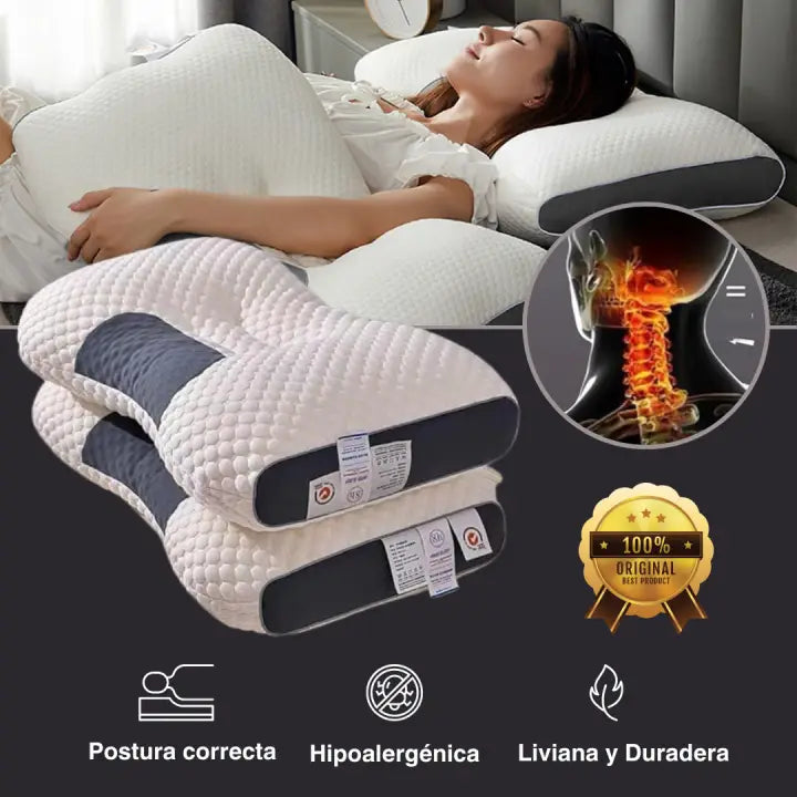Almohada Ortopédica Premium - DUERME TRANQUILO Y RENOVADO 😱50% DE DESCUENTO😱