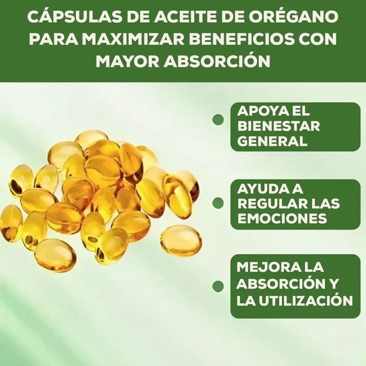 Aceite de Orégano y Semilla Negra 60 Capsulas - 😱AUMENTA TUS DEFENSAS EN SEGUNDOS😱